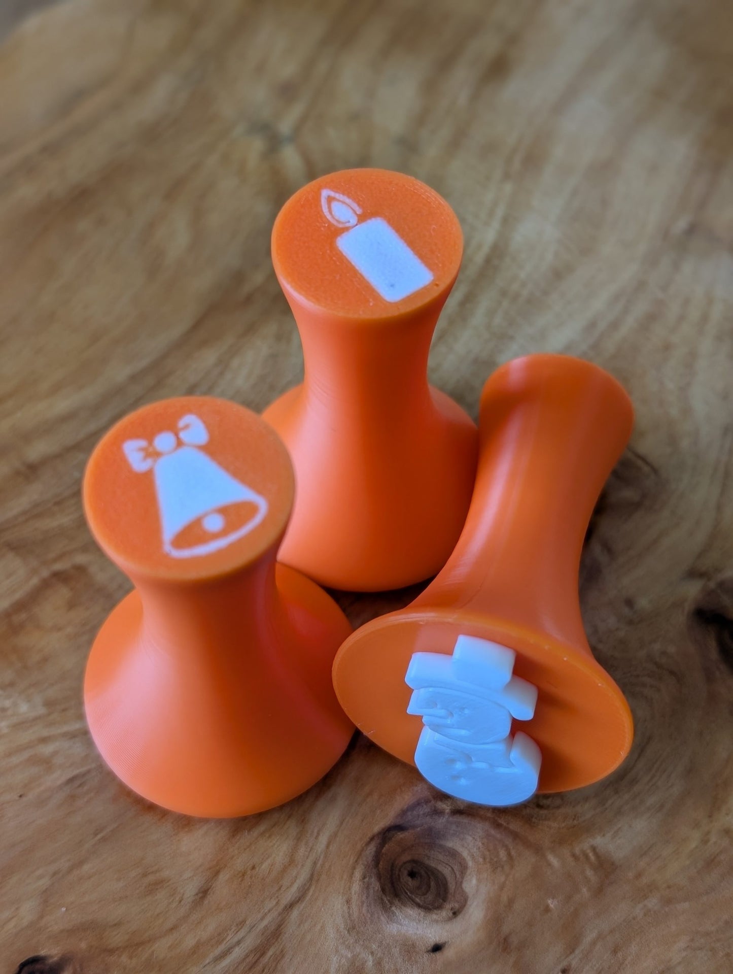 Christmas Playdough stamps - Orange image