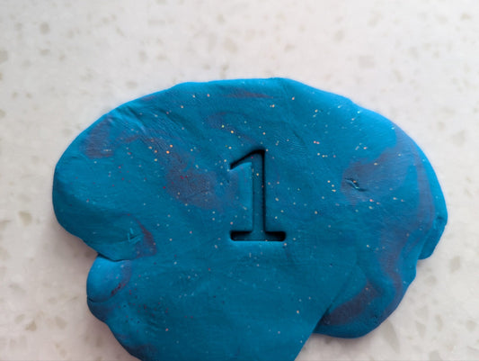 Number Play Dough Stamps - 0 to 9 image 1