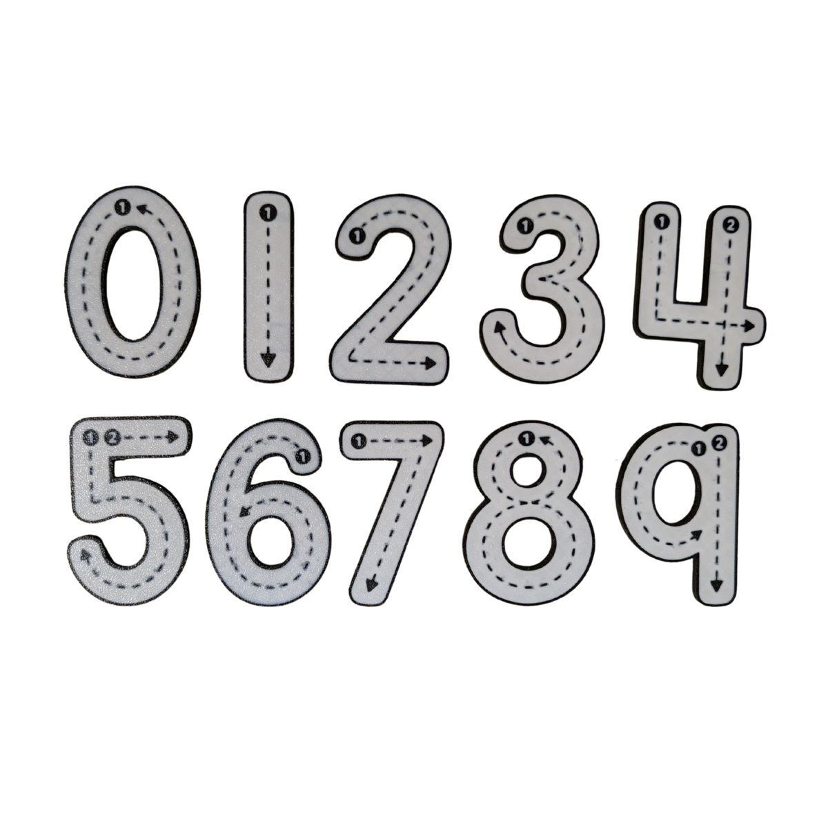 Number Formation Tracing Tokens – 0–9