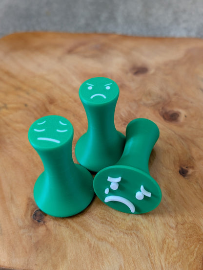 Emotions Play Dough Stamps - Green image