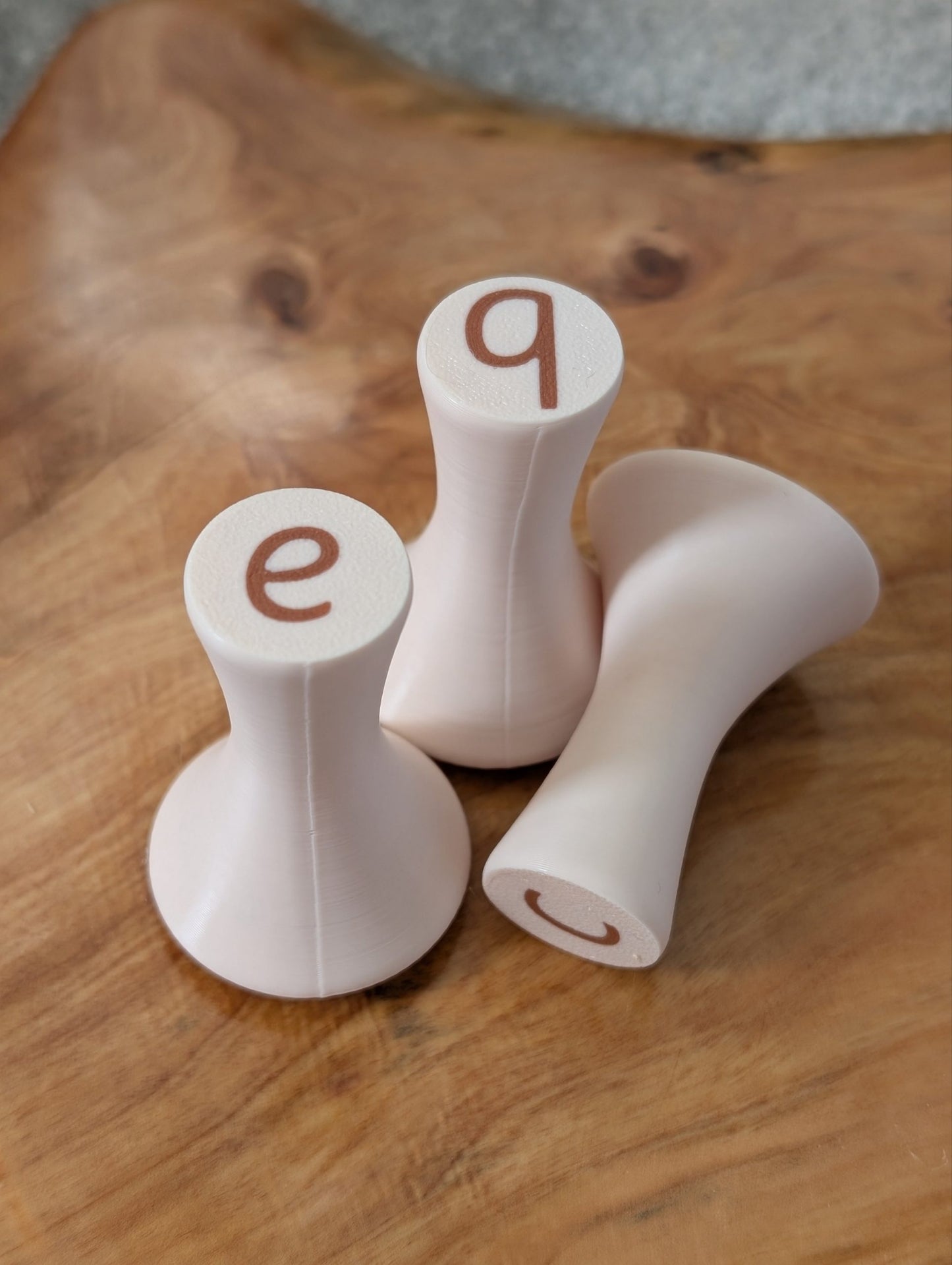 Letter Play Dough Stamps - A to Z - Beige image