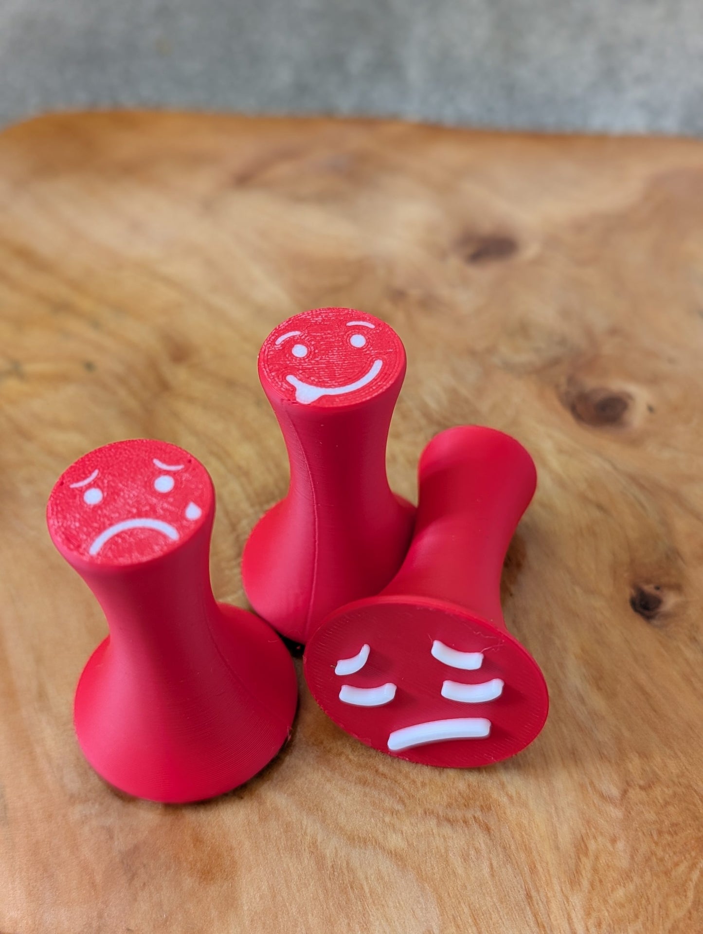 Emotions Play Dough Stamps - Red image