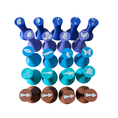Life cycles playdough stamps image 0