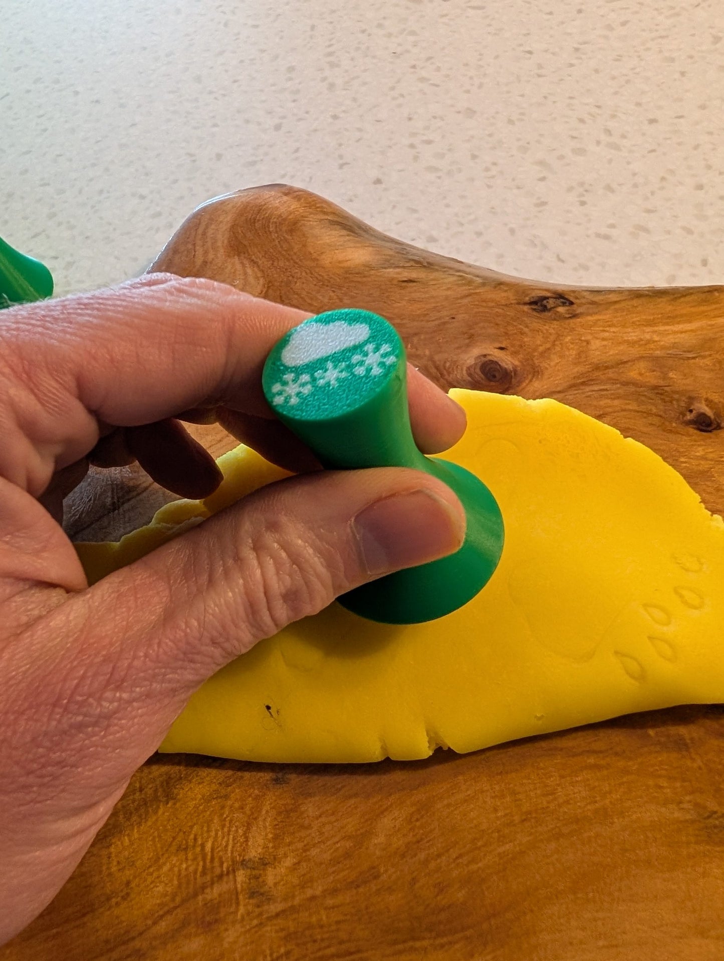 Weather Playdough stamps image 1