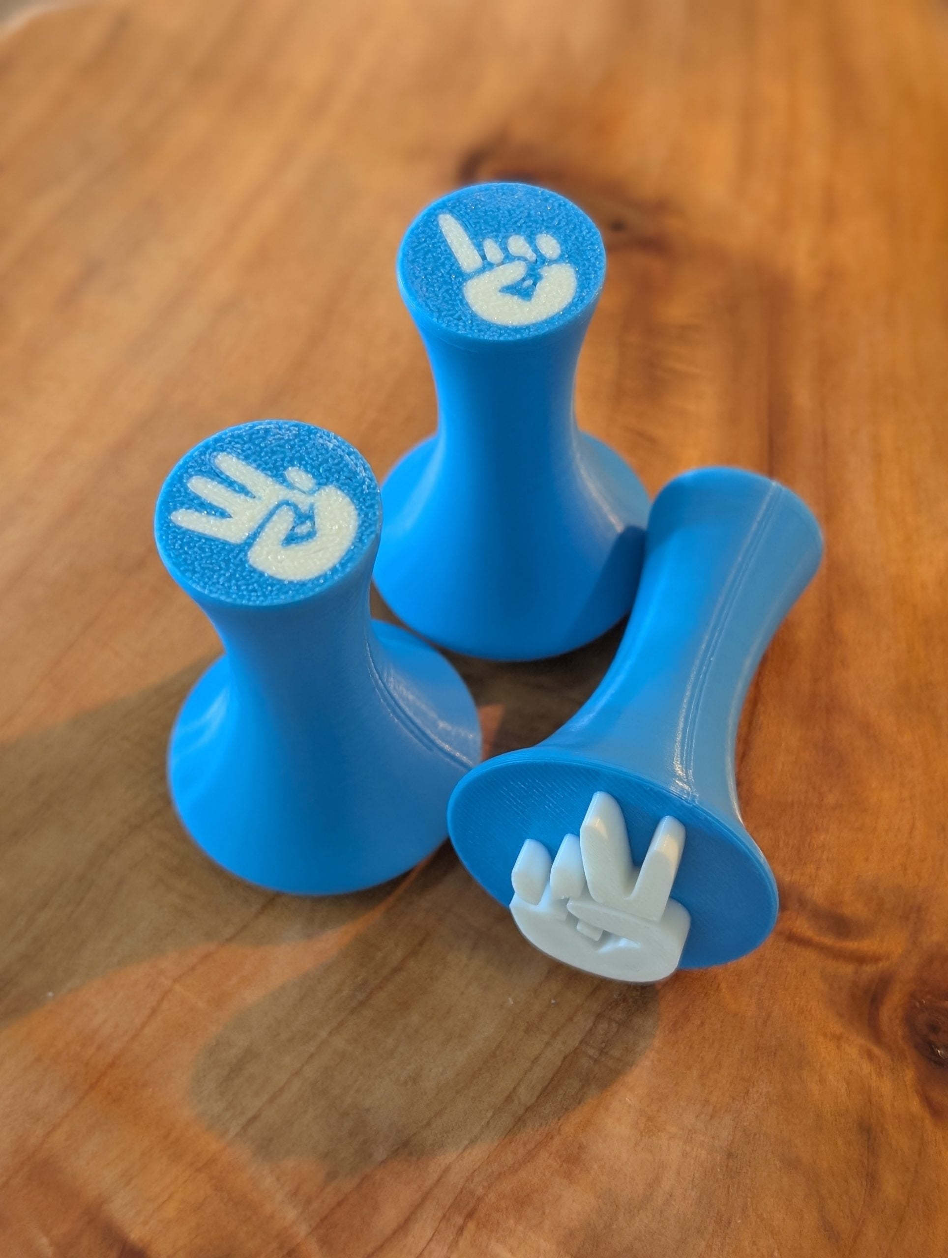 Counting fingers Playdough stamps image 2
