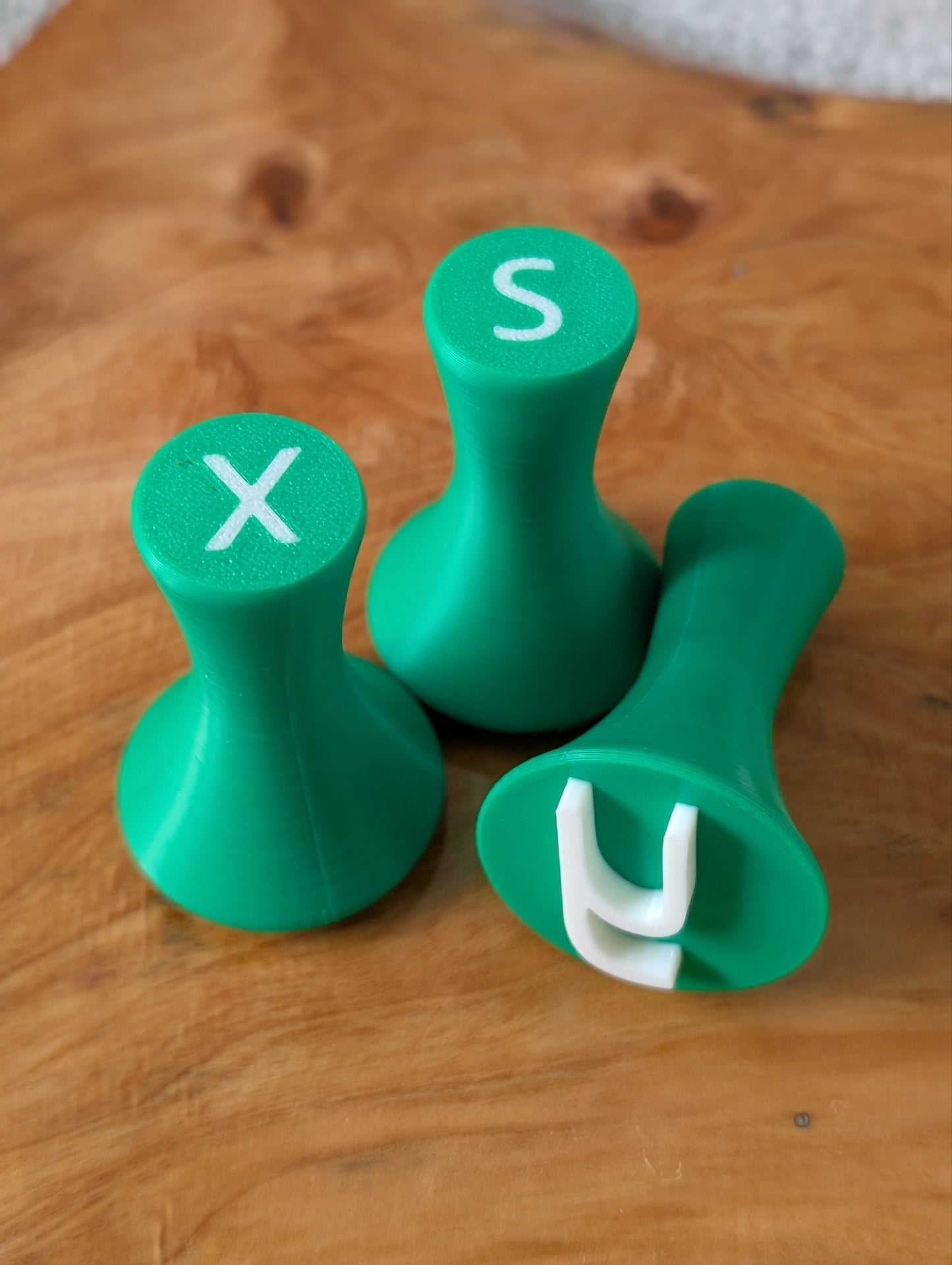 Letter Play Dough Stamps - A to Z - Green image