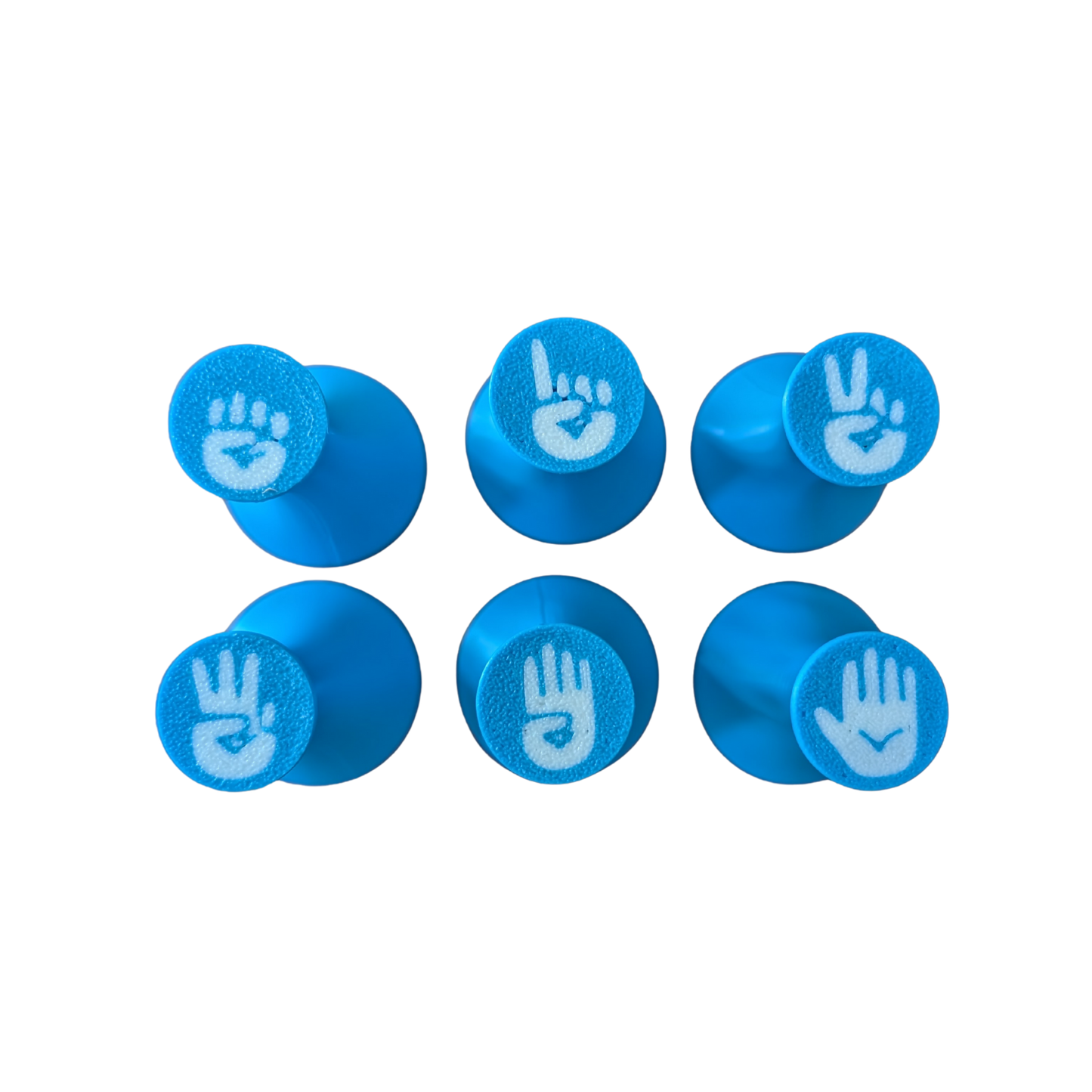 Counting fingers Playdough stamps image 0