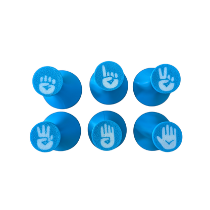 Counting fingers Playdough stamps image 0