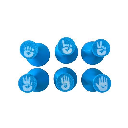 Counting fingers Playdough stamps image 0