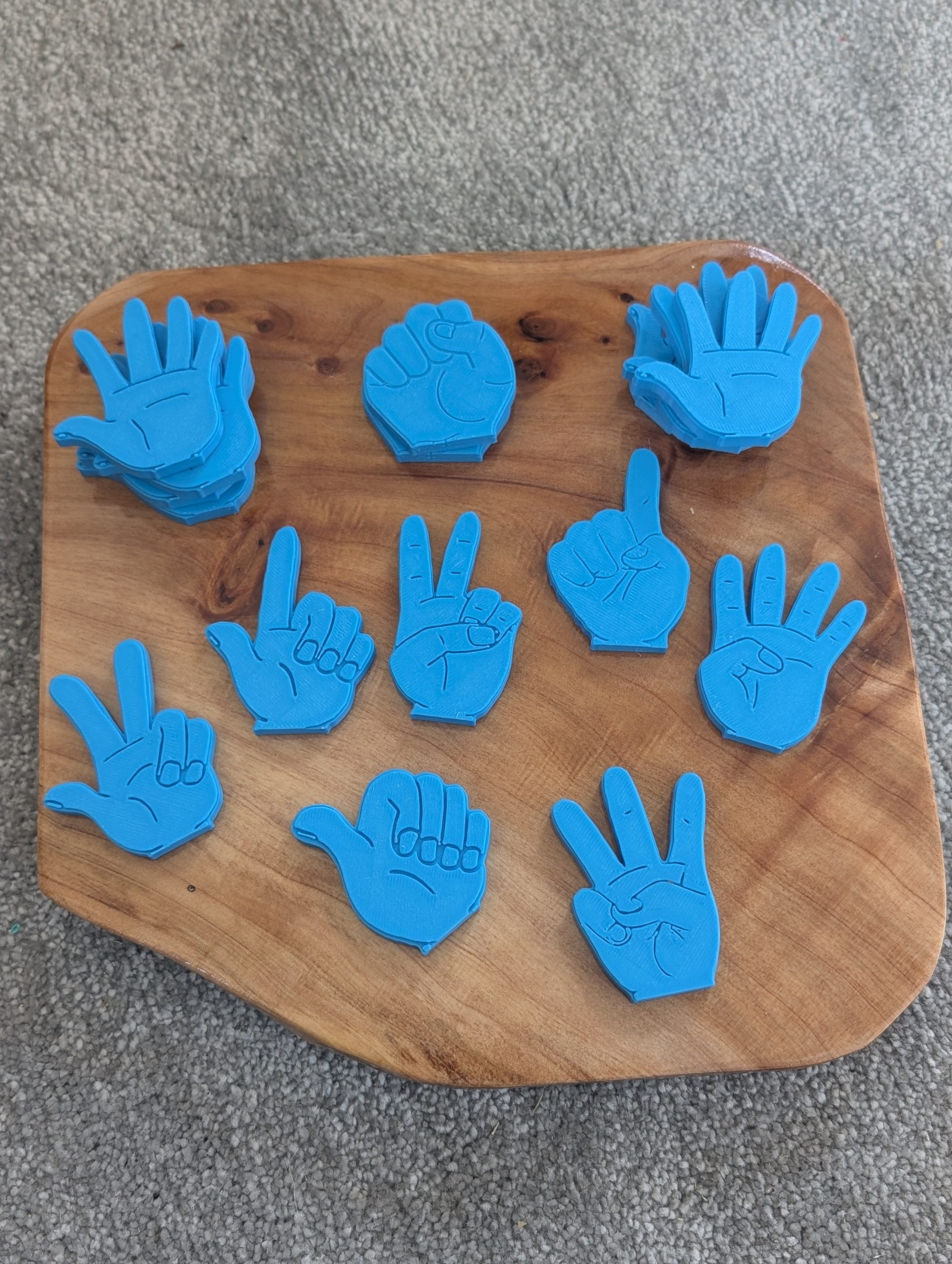 Counting Fingers - Light Blue image