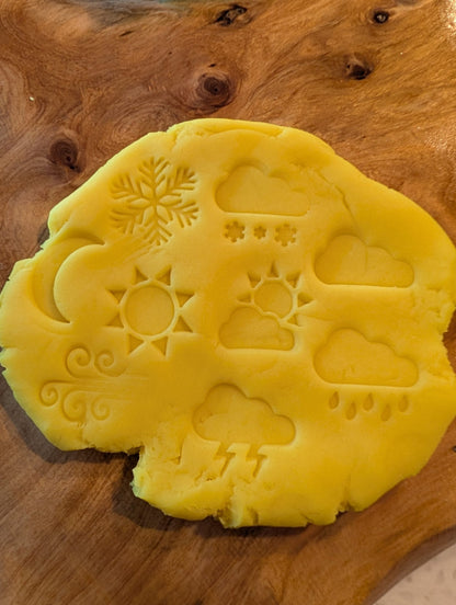 Weather Playdough stamps image 2