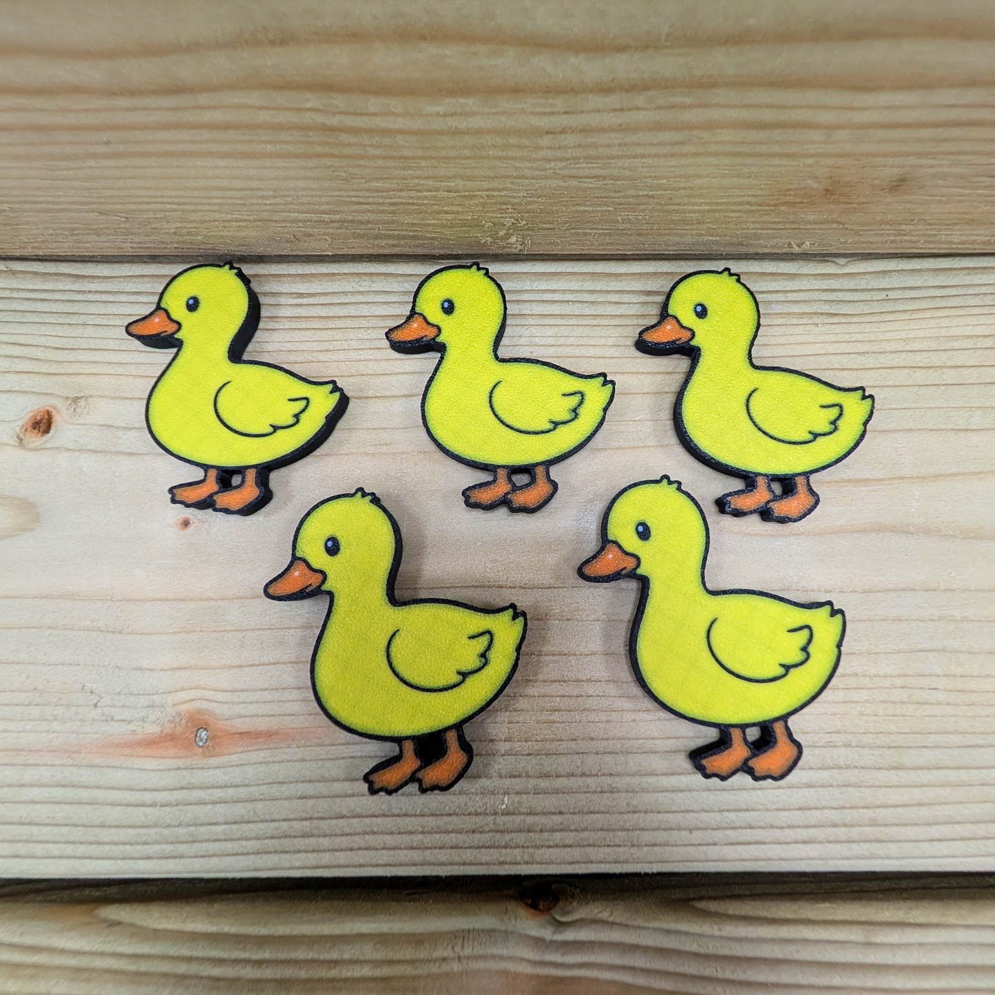 Nursery rhyme counters - 5 Little Ducks image