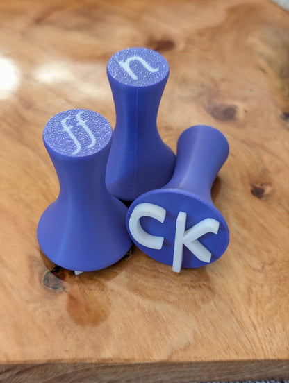 Phase 2 Phonics Play Dough Stamps - Purple image