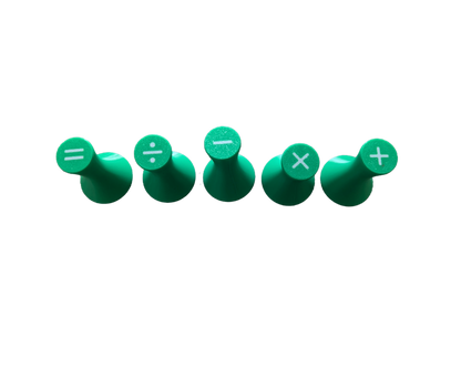 Mathematical Symbols Play Dough Stamps image 0