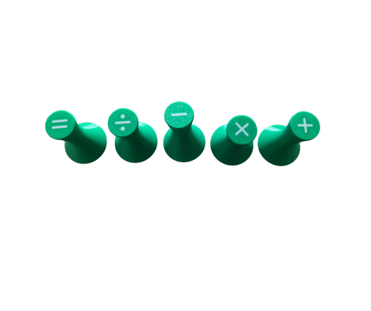 Mathematical Symbols Play Dough Stamps image 0