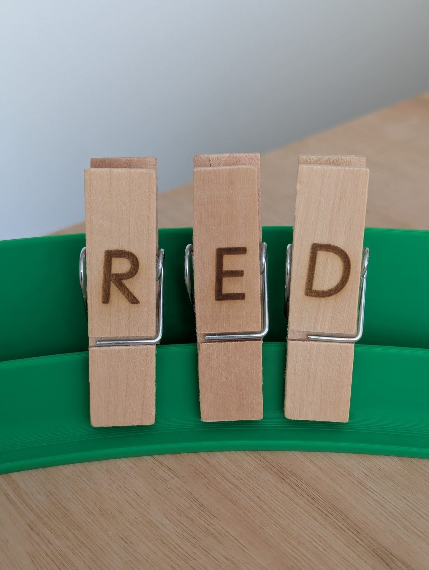 Large pegs - Capital Letters Alphabet image