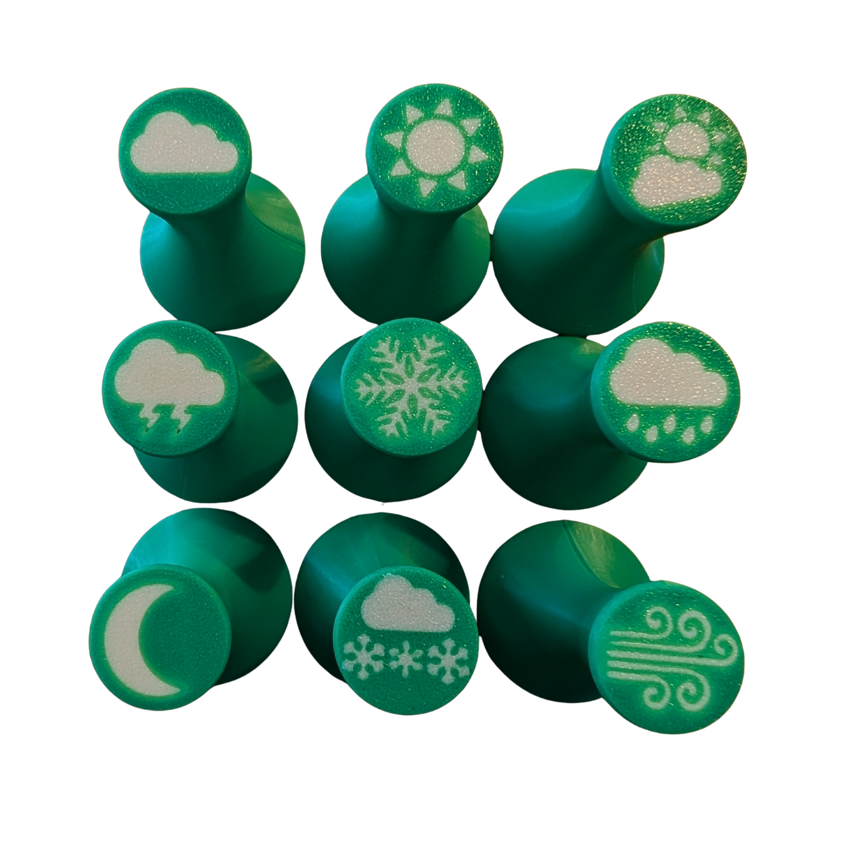 Weather Playdough stamps image 0
