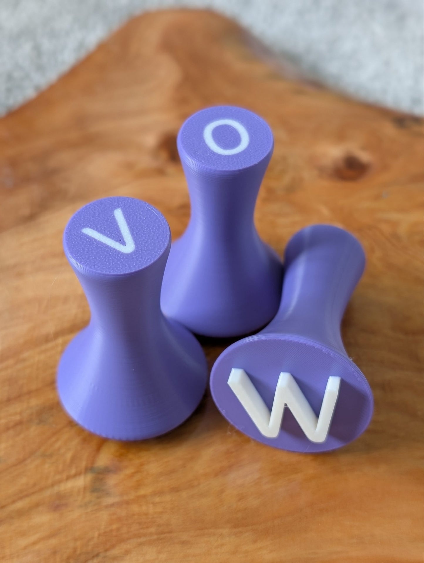 Letter Play Dough Stamps - A to Z - Purple image