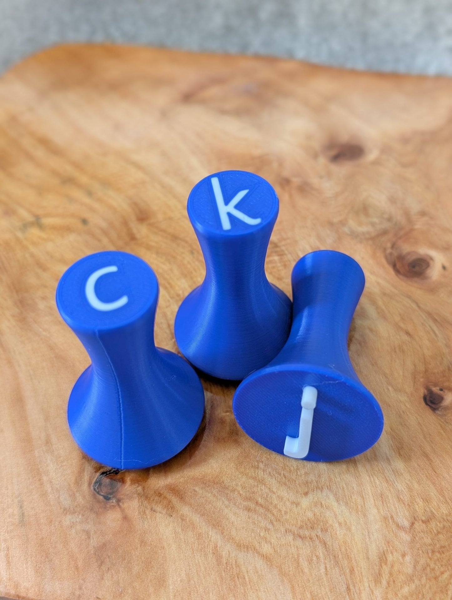 Letter Play Dough Stamps - A to Z - Dark Blue image
