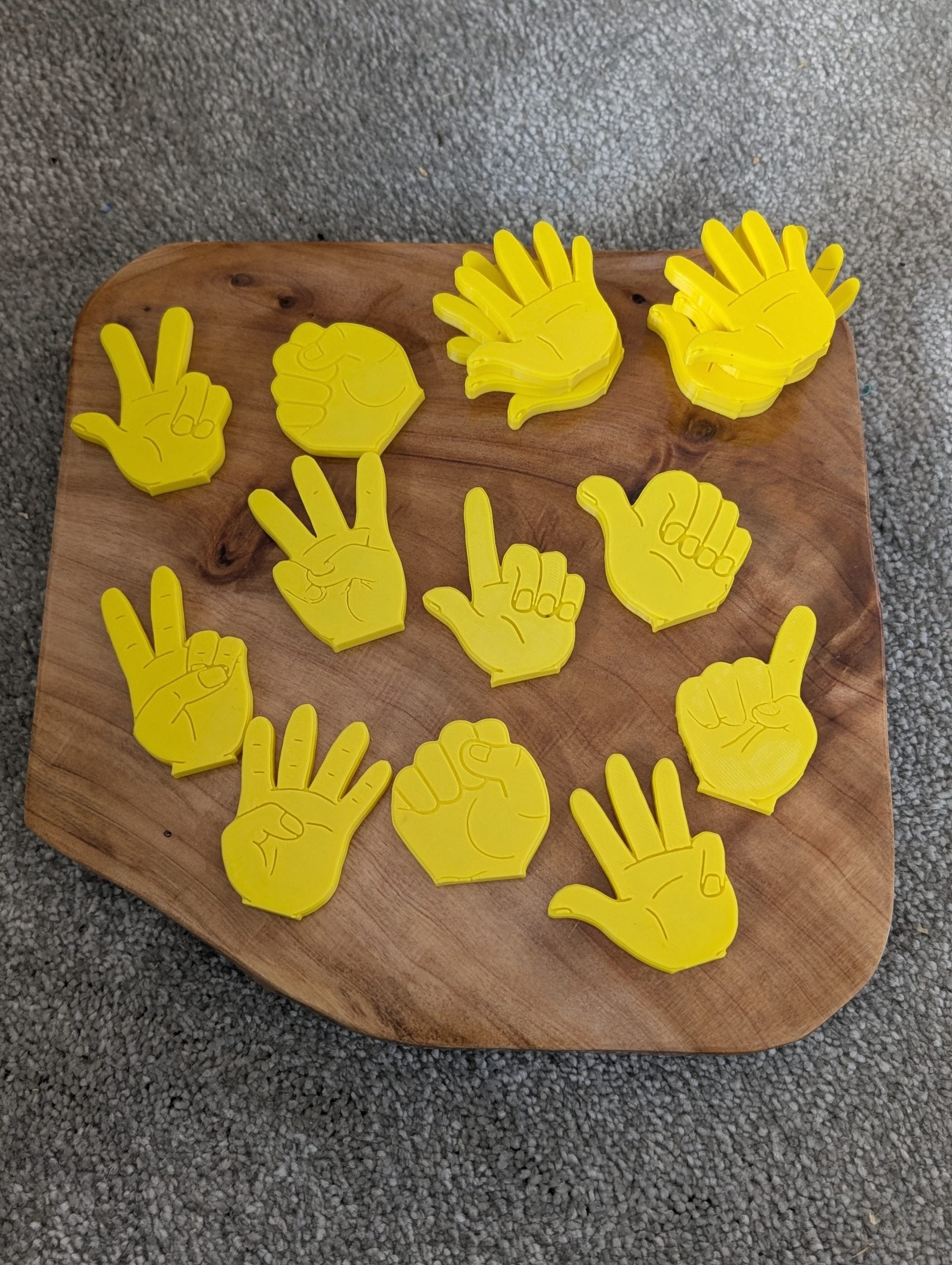 Counting Fingers - Yellow image