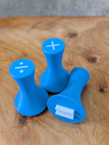 Mathematical Symbols Play Dough Stamps image 1