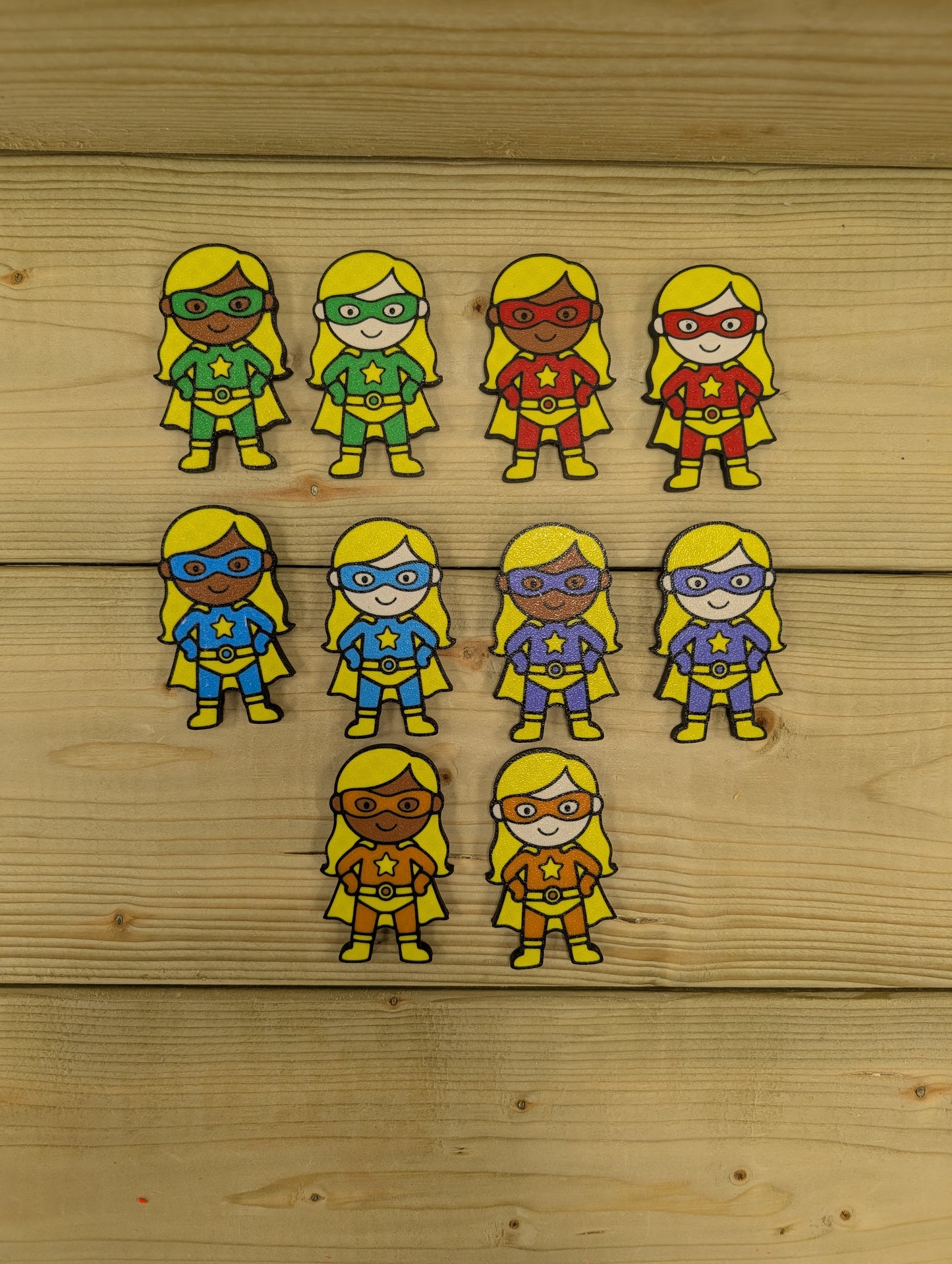 Ten Little Character Tokens