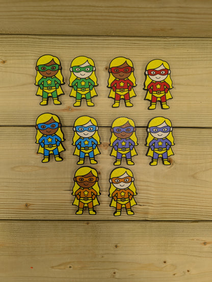 Ten Little Character Tokens