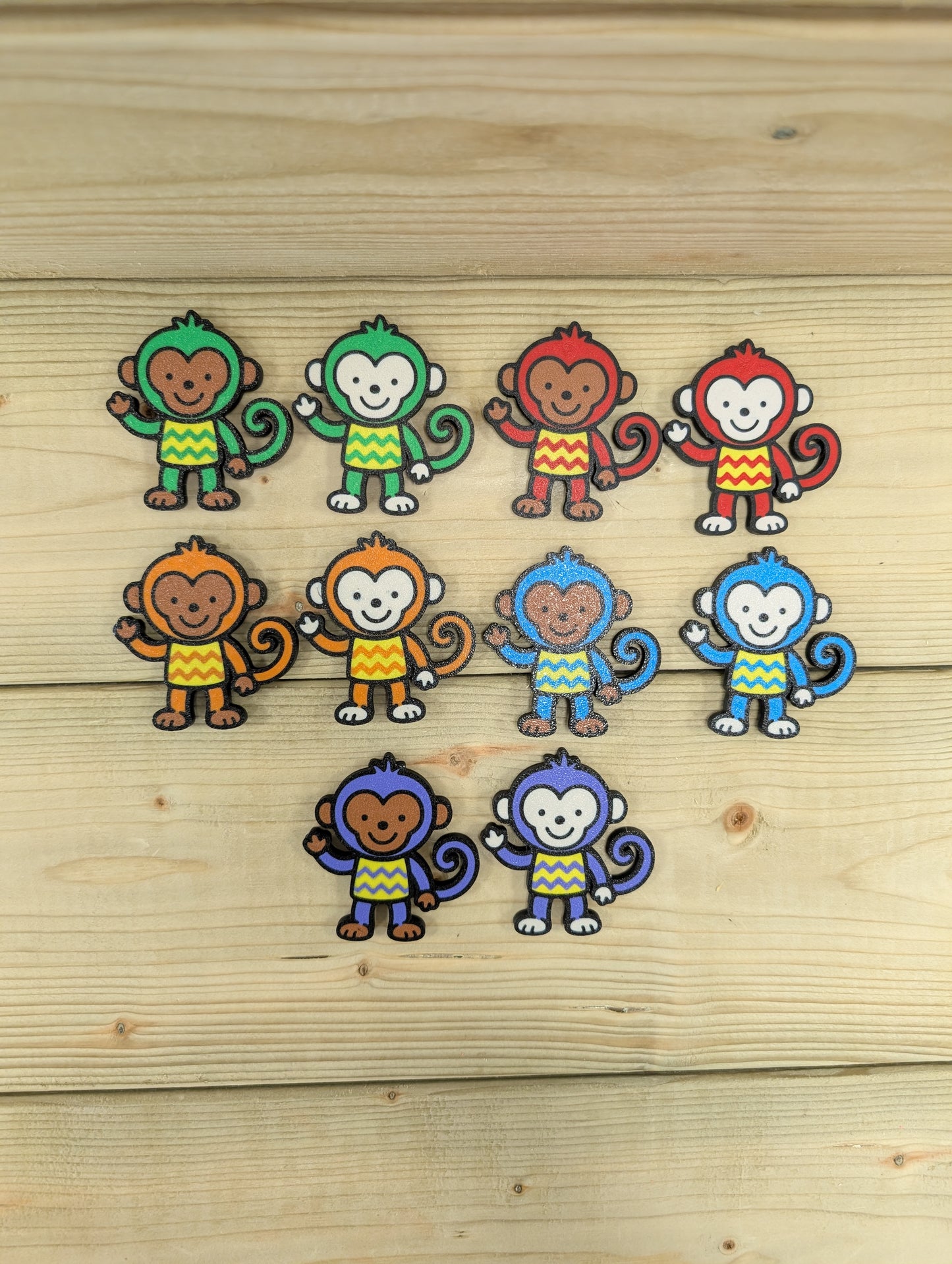Ten Little Character Tokens