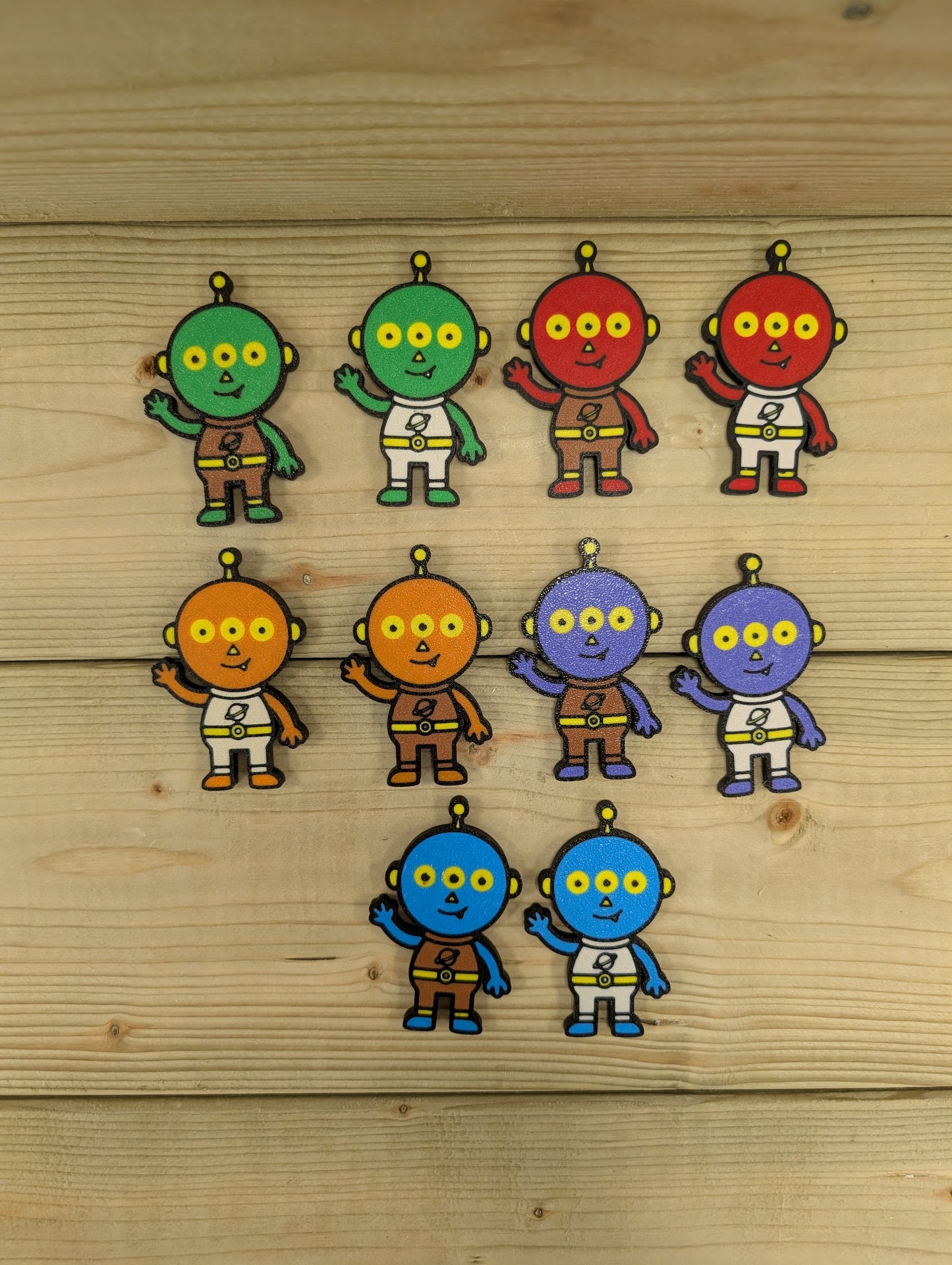Ten Little Character Tokens
