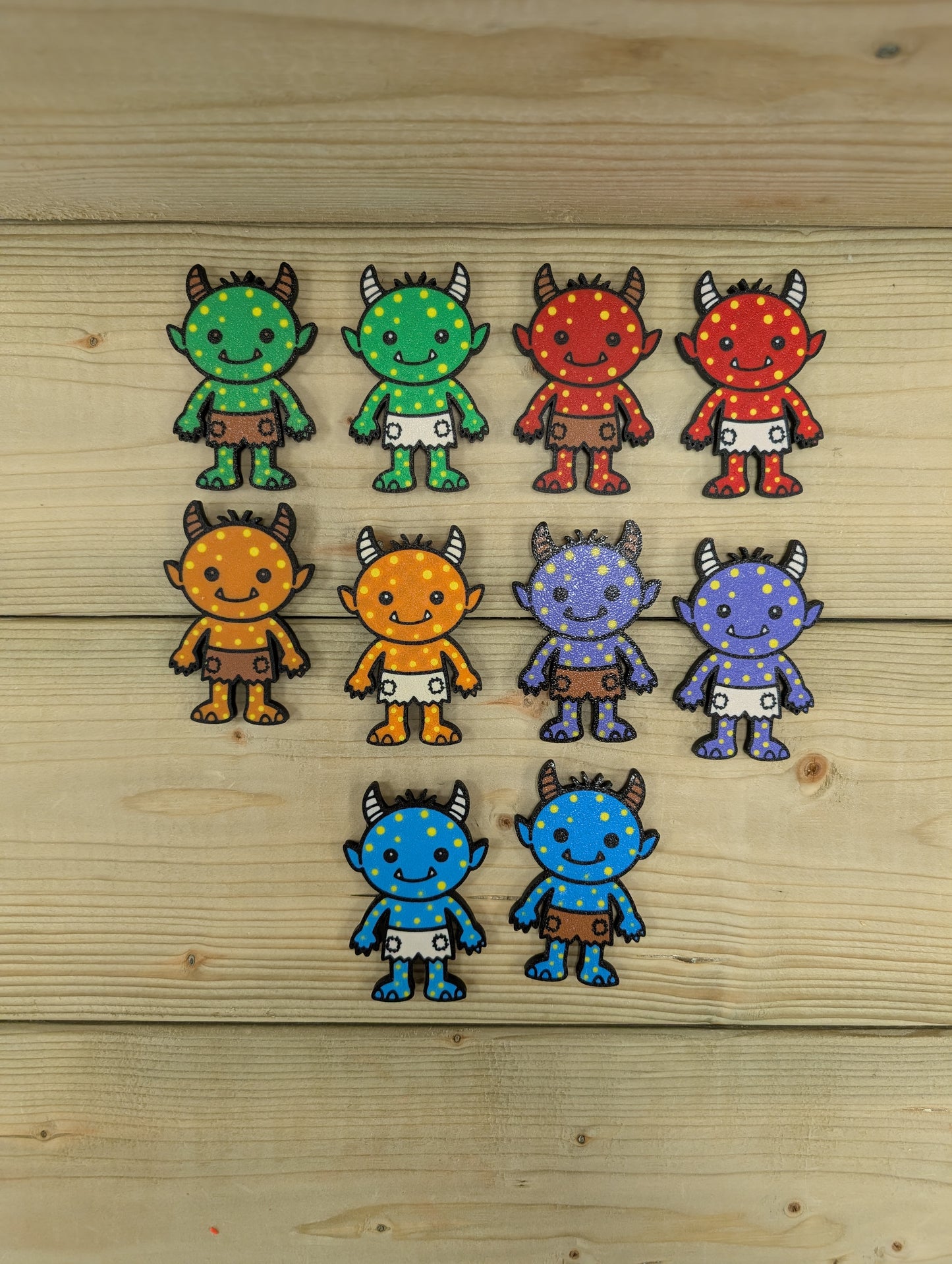 Ten Little Character Tokens