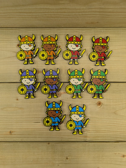 Ten Little Character Tokens