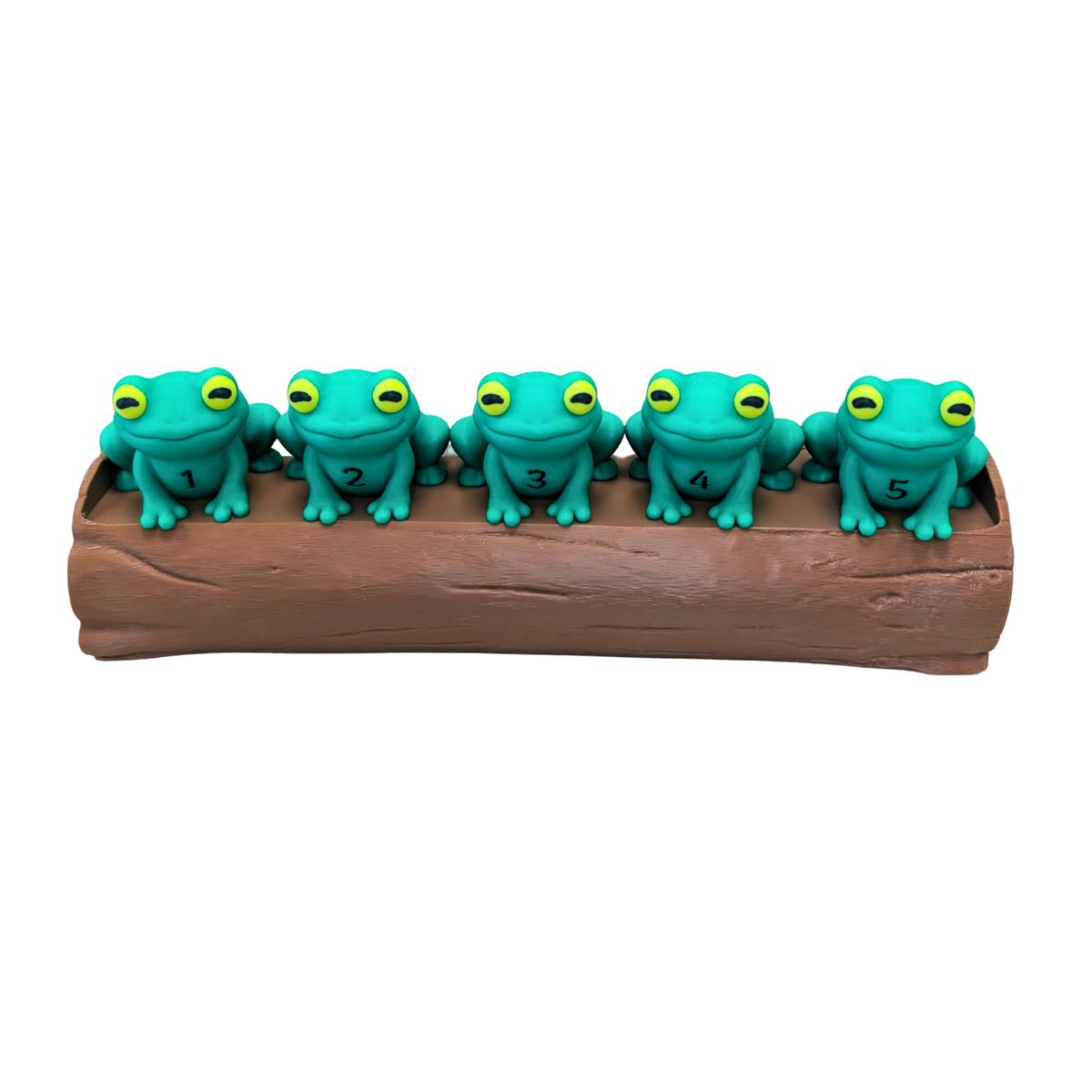 Speckled frogs 1 to 5