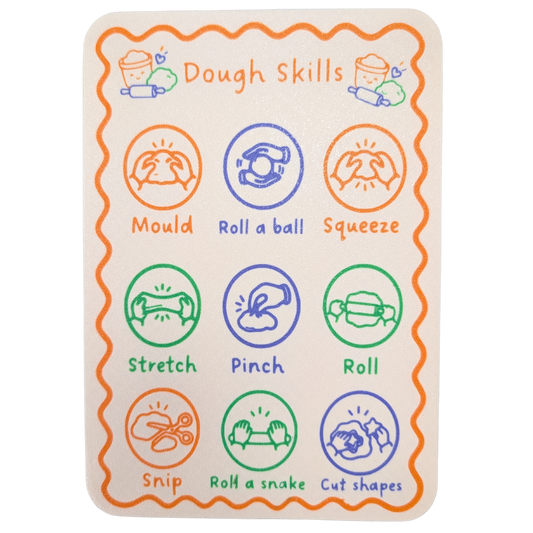 Play Dough Skills Board