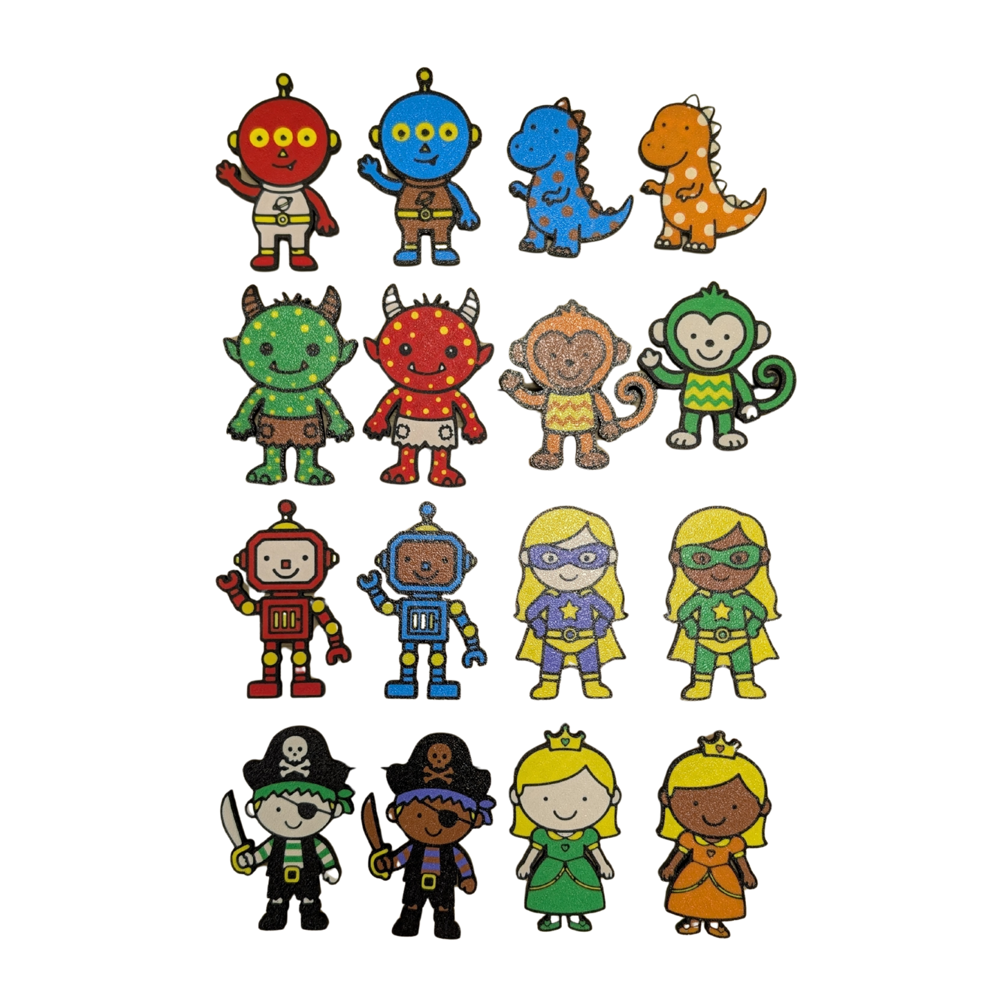 Ten Little Character Tokens