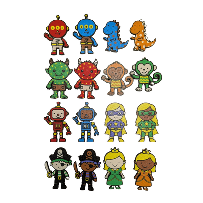 Ten Little Character Tokens