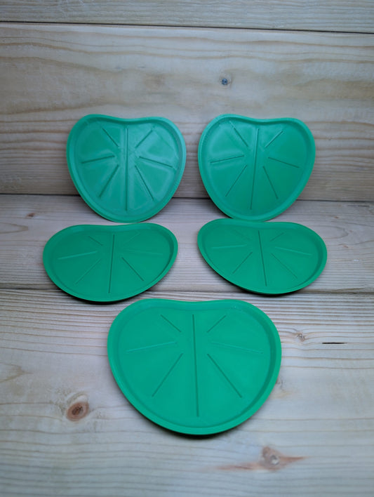 Speckled frogs 1 to 5 - 5 Lily pads image