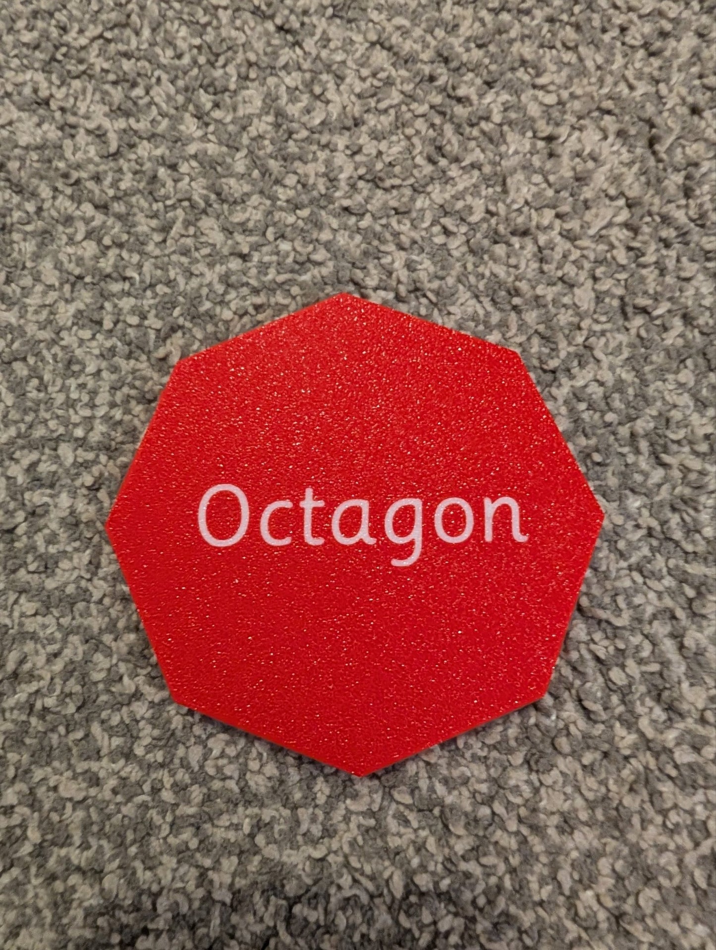 Shapes with names - Red image
