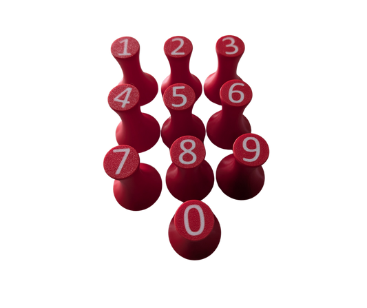 Number Play Dough Stamps - 0 to 9 image 0