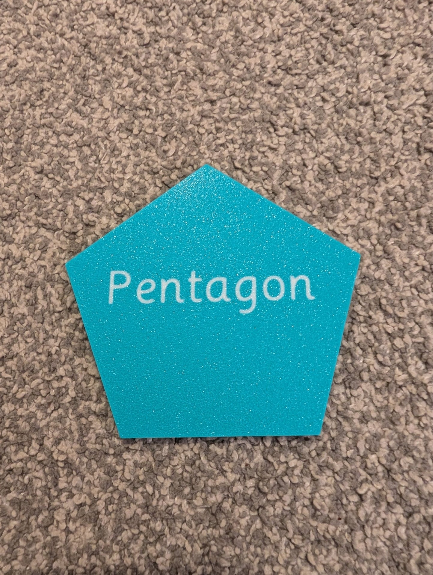 Shapes with names - Turquoise image