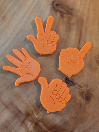 Counting Fingers - Orange image