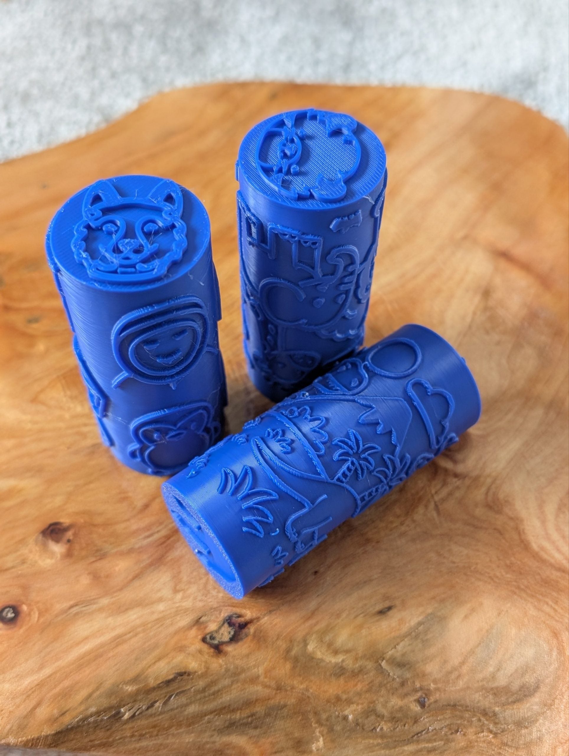 Play Dough Rollers - Dark Blue image