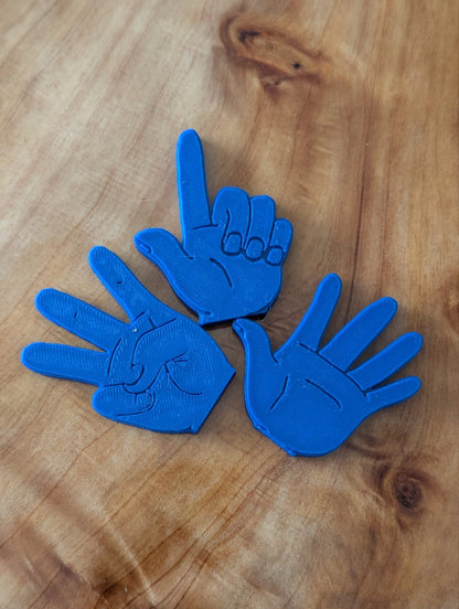 Counting Fingers - Dark Blue image