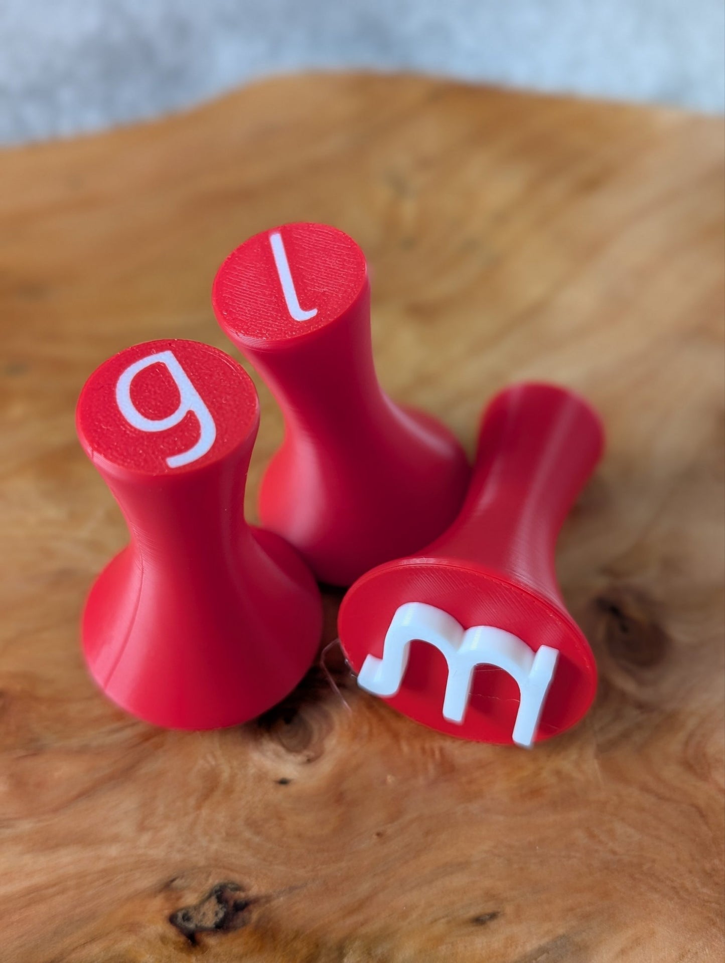 Letter Play Dough Stamps - A to Z - Red image