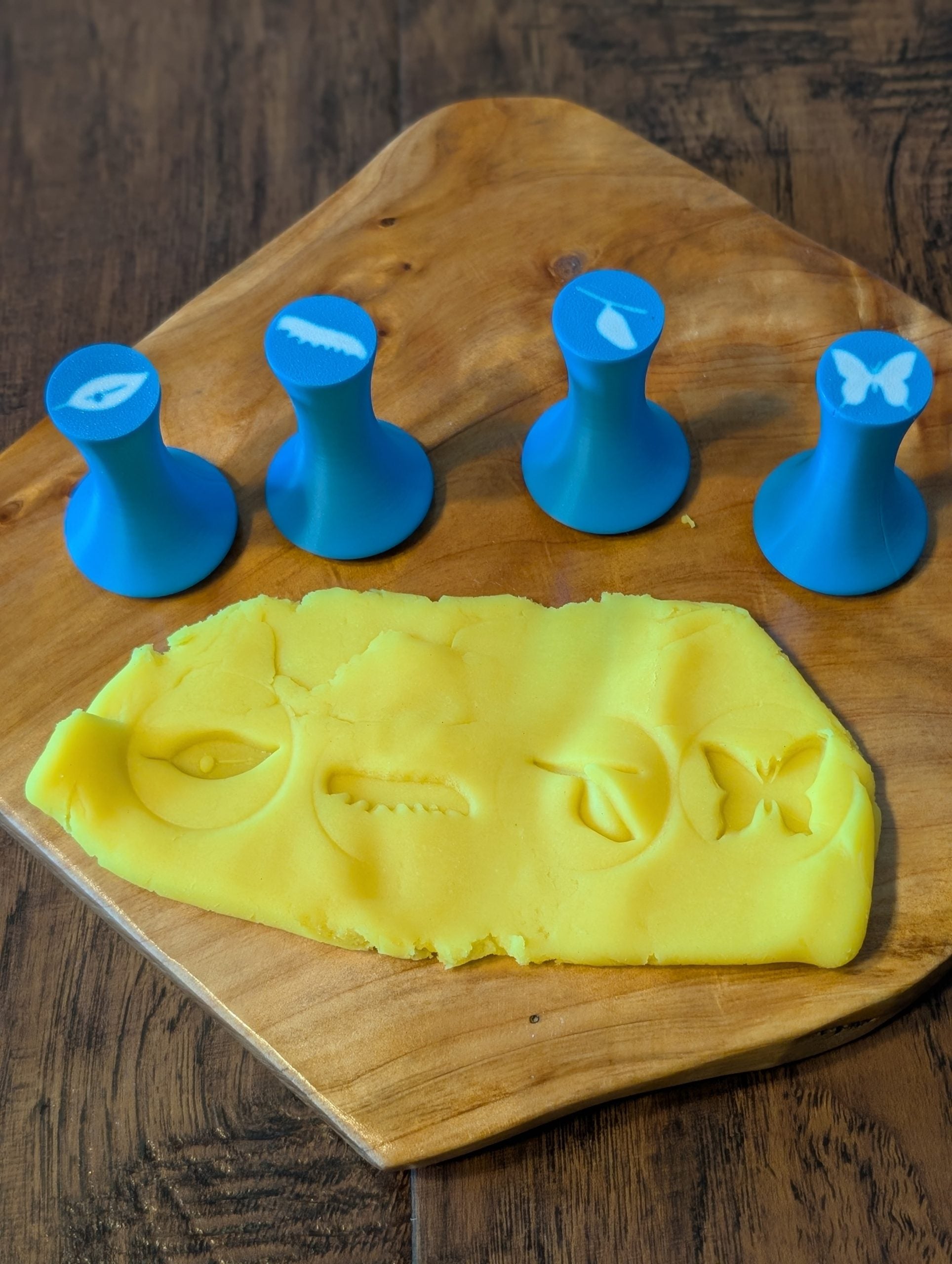 Life cycles playdough stamps image 3