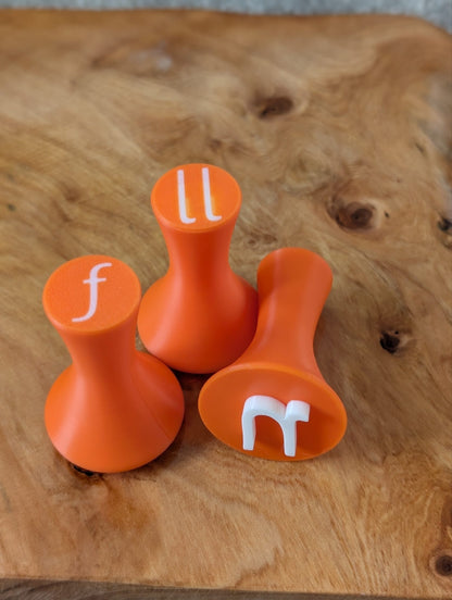 Phase 2 Phonics Play Dough Stamps - Orange image