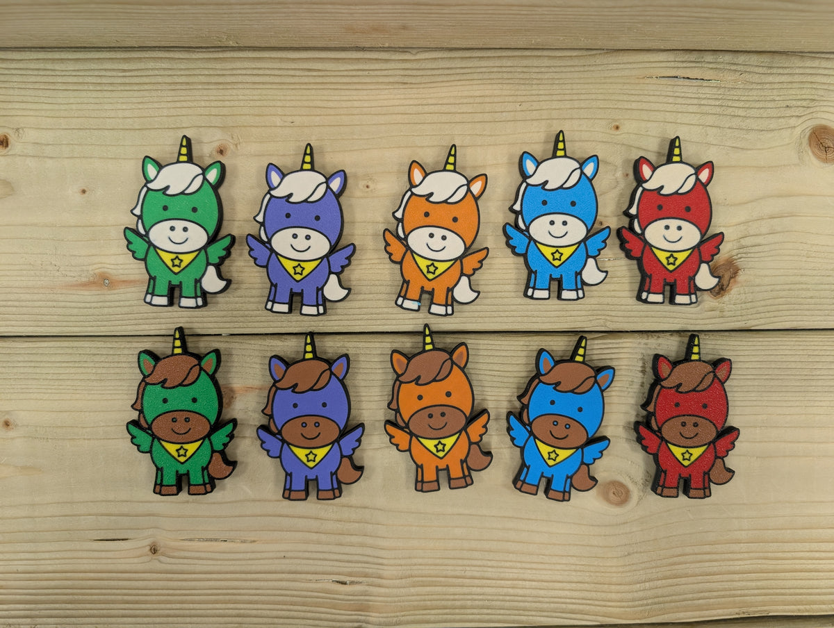Ten Little Character Tokens