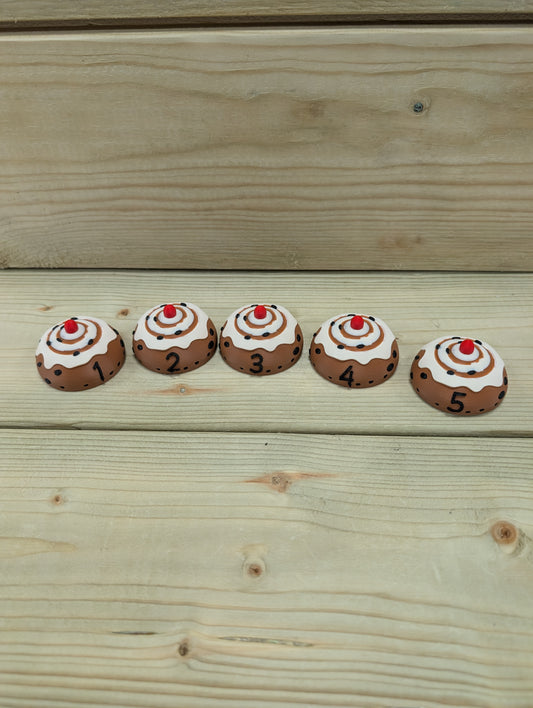 Current buns 1 to 5